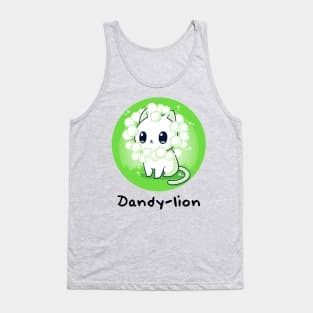 Dandylion 2 - Cute Trendy Funny Cat  Kitten Animal  Lover Quote Artwork Tank Top